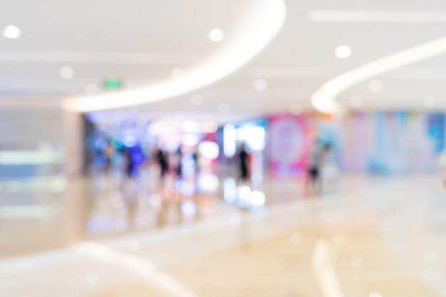 Bokeh of shopping mall