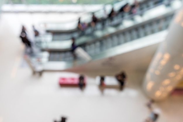 Bokeh of shopping plaza