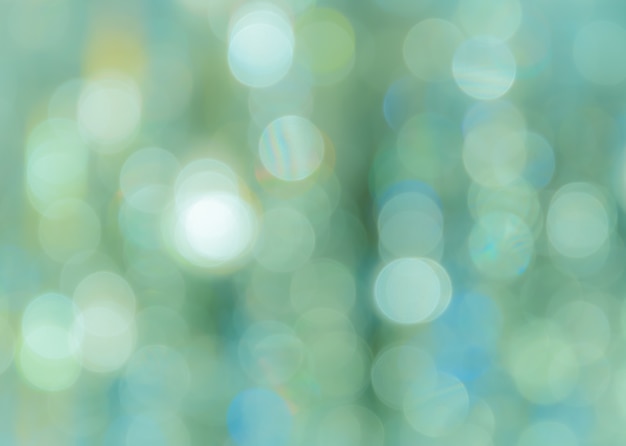 Bokeh turquoise color background