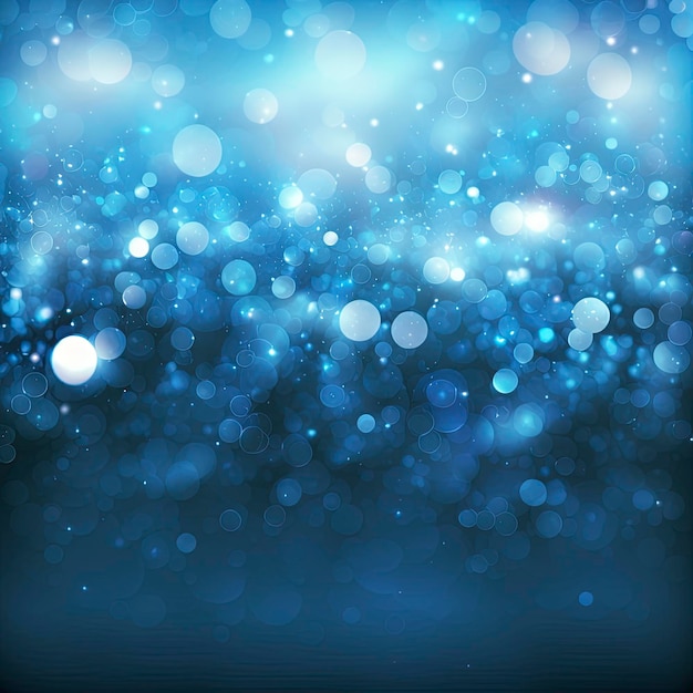 Bokeh vallende sneeuw