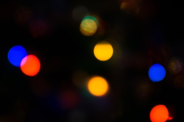 Bokeh van Christmas Lights