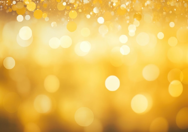 Bokeh yellow lights blur background out of focus lights golden background