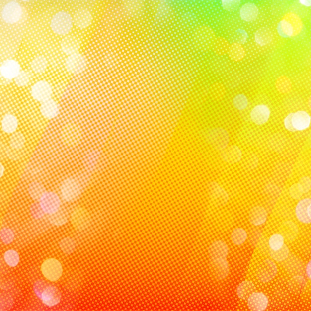 Бохе фон Красивый многоцветный расфокусированный свет квадратный фон