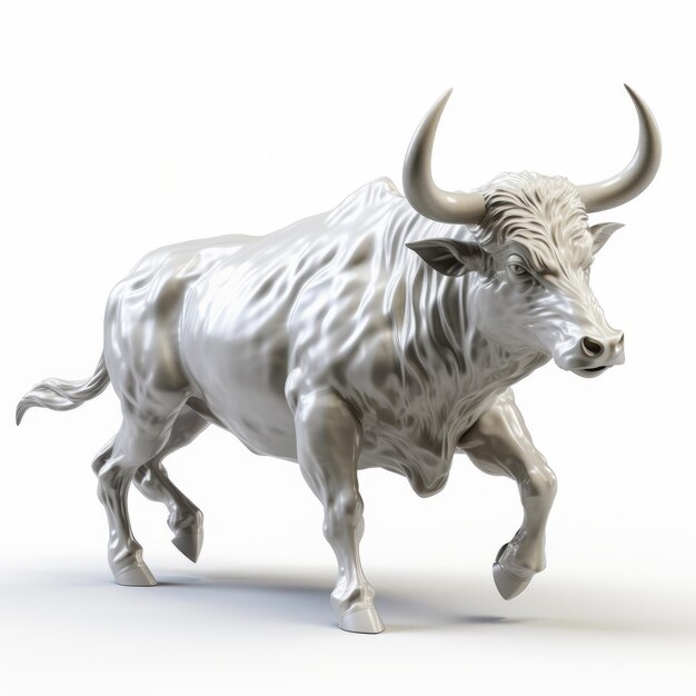 Photo bold 3d bull render for sale africaninspired motion blur art