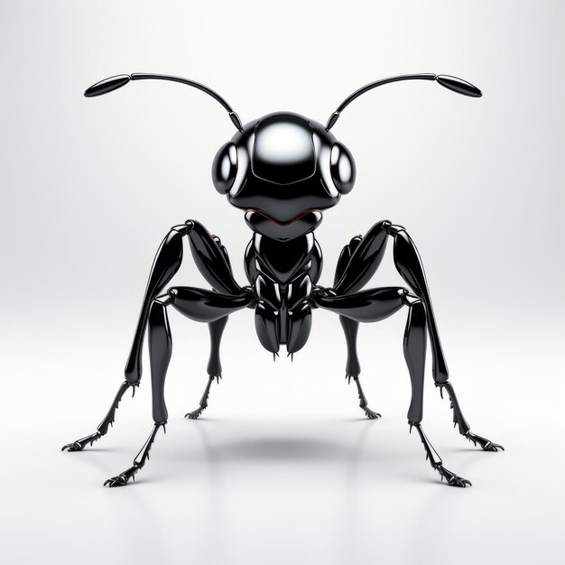 Bold and brilliant crafting an aries morossinspired solid black ant on a clean white canvas