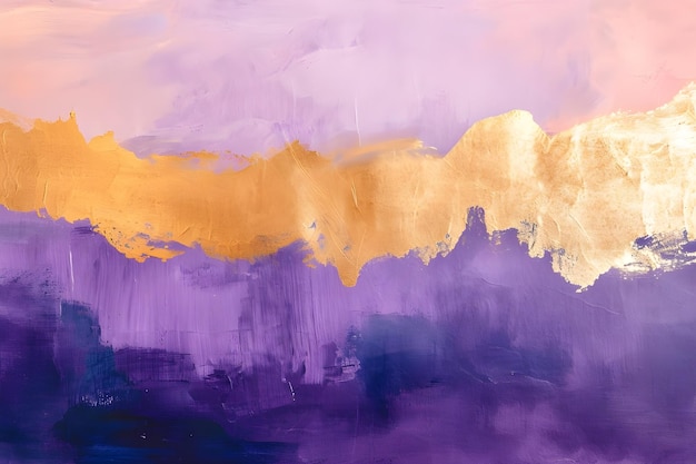 Bold Brushstrokes Painterly Background in Fresh and Vibrant Colors