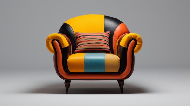 Bold And Colorful Armchair Inspired By Vivienne Westwood