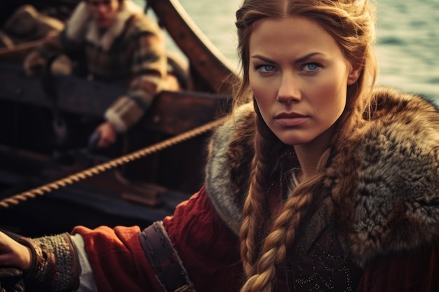 Bold female viking a glimpse into the fierce world of Nordic shieldmaidens showcasing strength bravery and the untold stories of Viking warrior women in the pages of history and myth