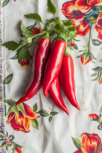 Bold Harvest Vibrant Colors and Fresh Mexican Ingredients in Folk Design