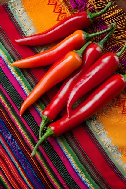 Bold Harvest Vibrant Colors and Fresh Mexican Ingredients in Folk Design