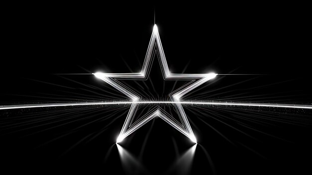 Bold outline star