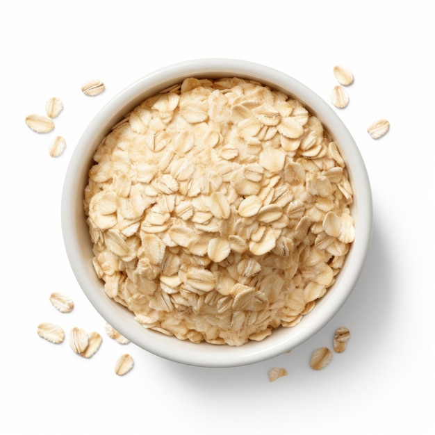 Boldly Textured Oats In A Bowl A Whistlerian Cmount Lens Delight