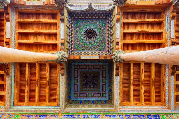 Photo bolo khauz mosque in bukhara uzbekistan