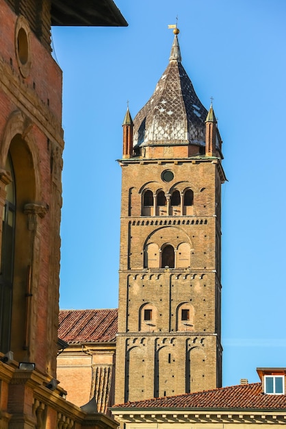 Bologna italy beautiful architecture of bologna city center