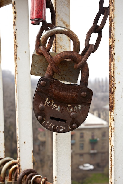 Foto bolt sul ponte, kiev