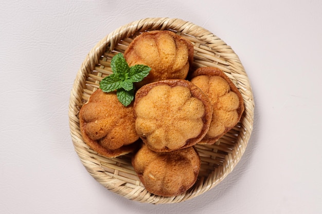 Bolu kering or Kuih Bahulu is Malaysian and Indonesian Traditional Sponge Cake