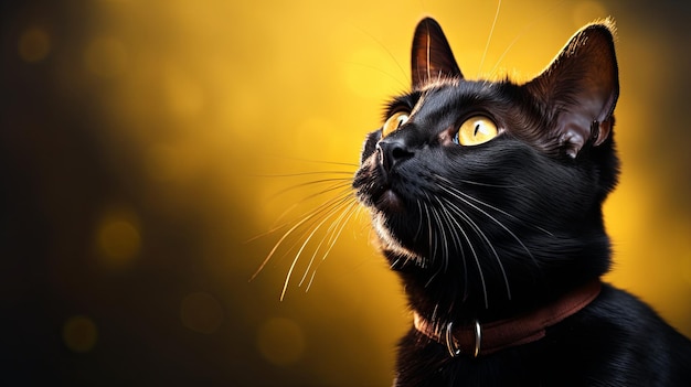 Bombay Cat in Artistic Studio Portrait