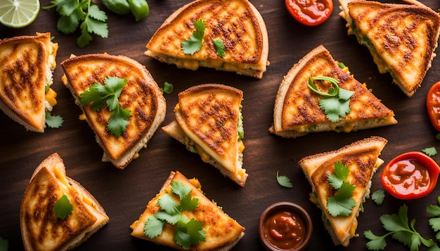 Bombay Masala Chile Cheese Toasties