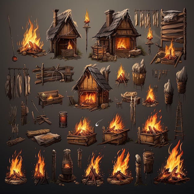 Bonfire Game Assets