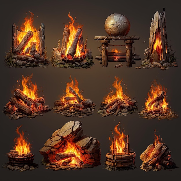 Bonfire Game Assets