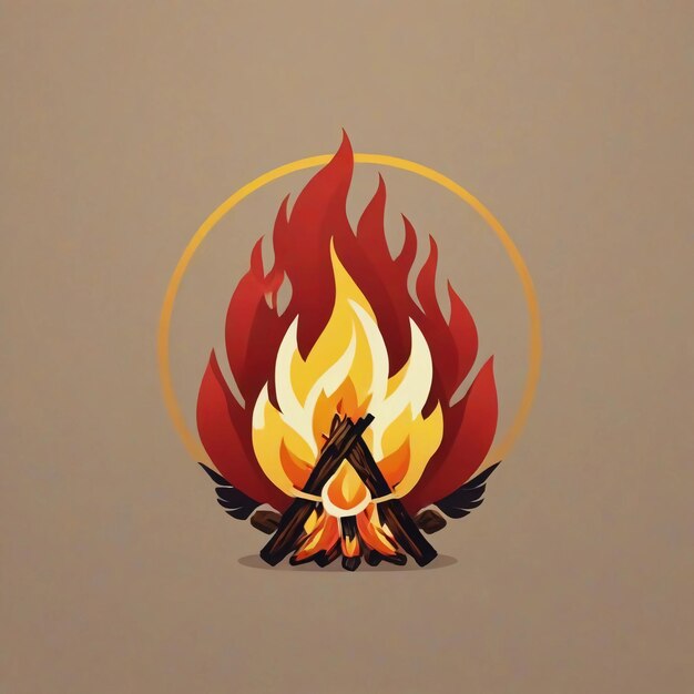 bonfire icon logo bonfire illustration