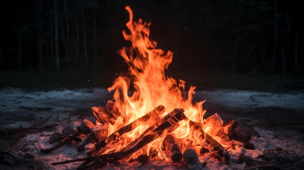 A Bonfire perfect for Wallpapers and Backgrounds