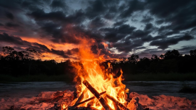 A Bonfire perfect for Wallpapers and Backgrounds