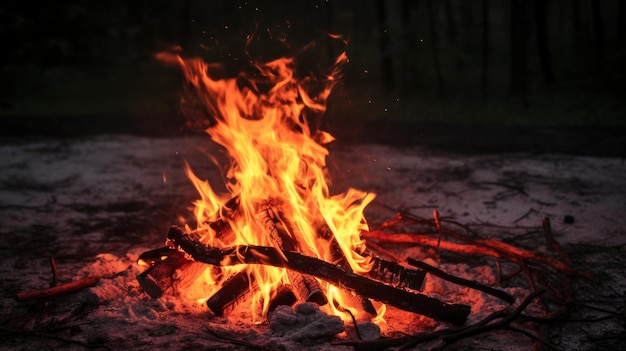 A Bonfire perfect for Wallpapers and Backgrounds