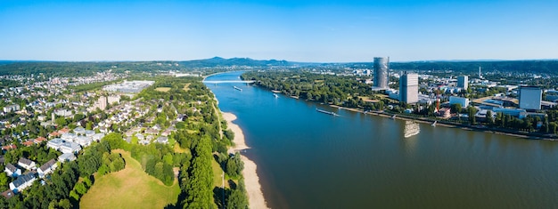 Bonn luchtfoto panoramisch uitzicht Duitsland