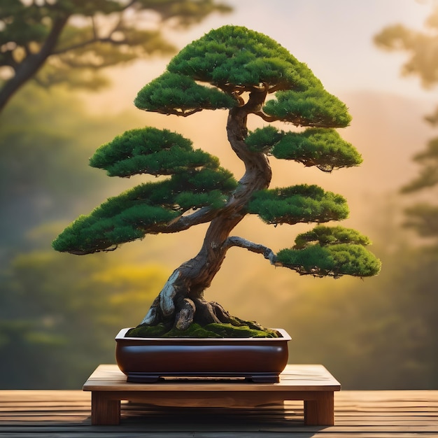 Bonsai achtergrond erg cool