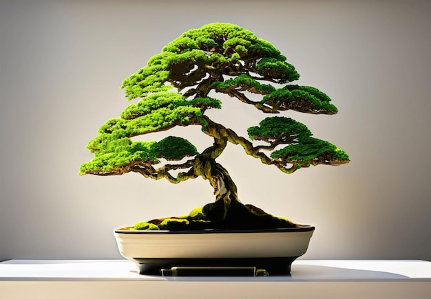 Bonsai in a ceramic pot