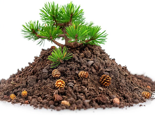 Bonsai-grond is een gespecialiseerd bodemmengsel dat wordt gebruikt voor het kweken van bonsai-bomen