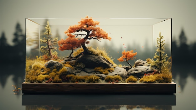 bonsai HD wallpaper photographic image