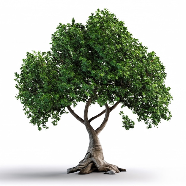 bonsai tree Isolated on white background