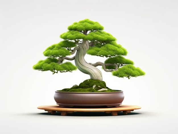 bonsai tree isolated