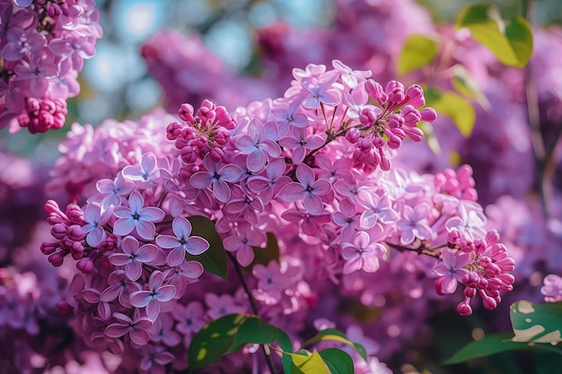 Bonte bloemen seringen