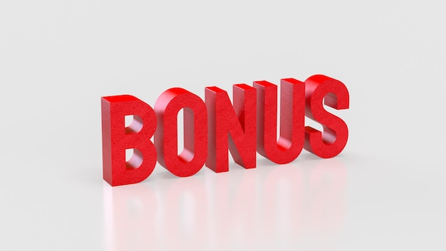 Bonus voor Reward for Job of Business concept 3d Rendering
