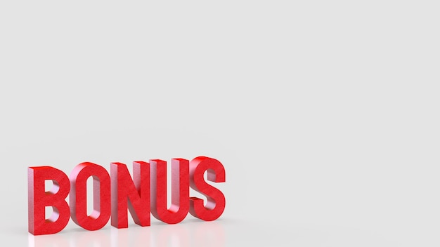 Bonus voor Reward for Job of Business concept 3d Rendering