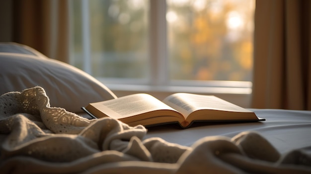 book and bed