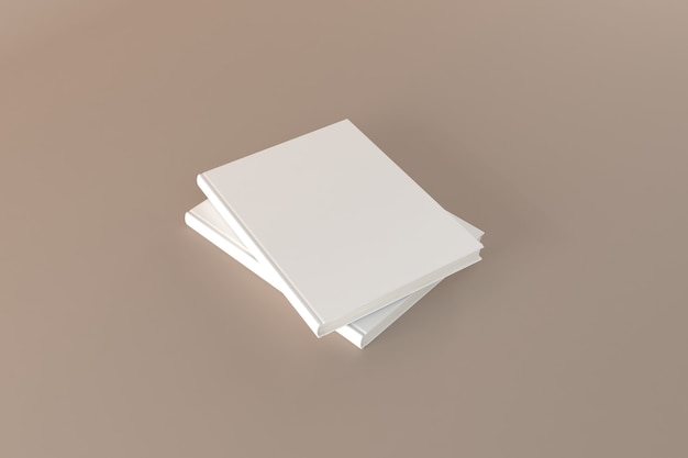 Book Cover Mockup 3d Rendering Illustration