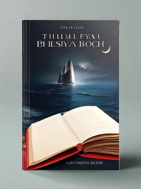 Foto copertina del libro pronta per testo o grafica isolata su bianco