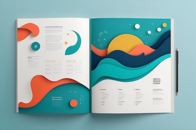 Обложка книги Дизайн фона Графика Планировка Содержание страницы