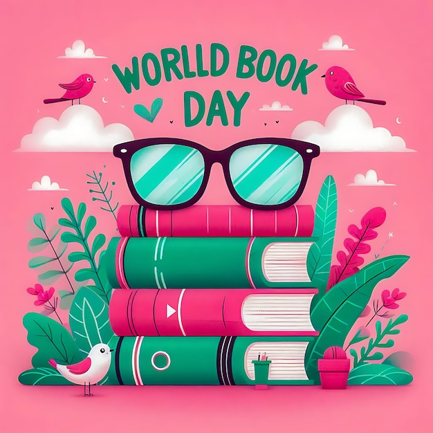 Book day social media post