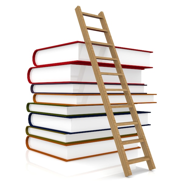 Book and ladder