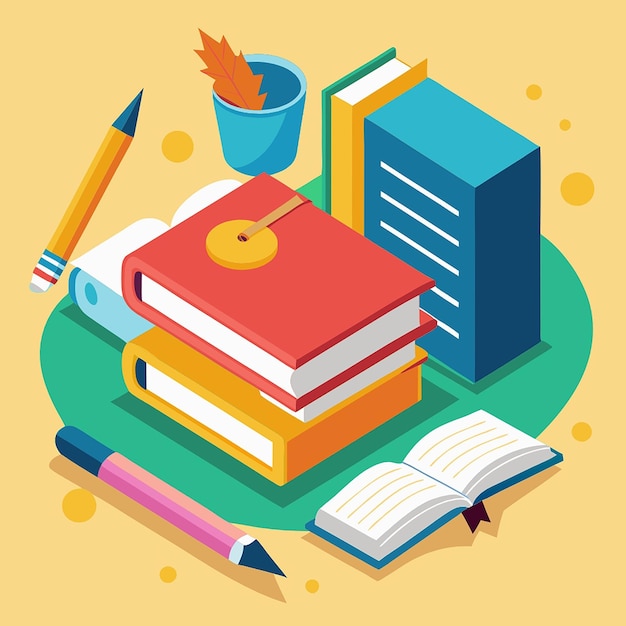 Photo book magazine diary icon education concept 3d vector illustration