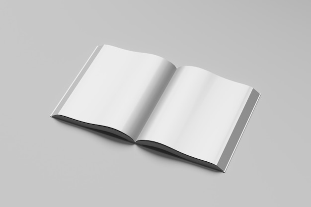 Book Magazine Mockup Blank