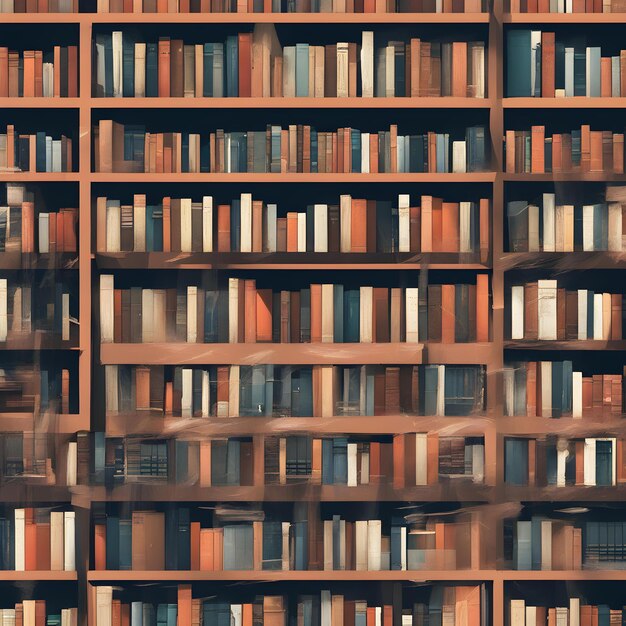 a book shelf with many books on it