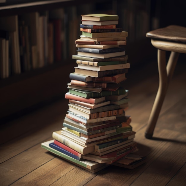 Book stacking generative ai