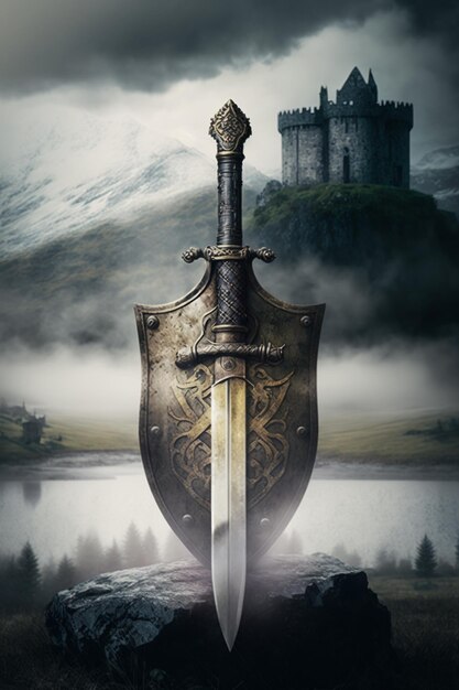 Photo the book of the sword of the witcher