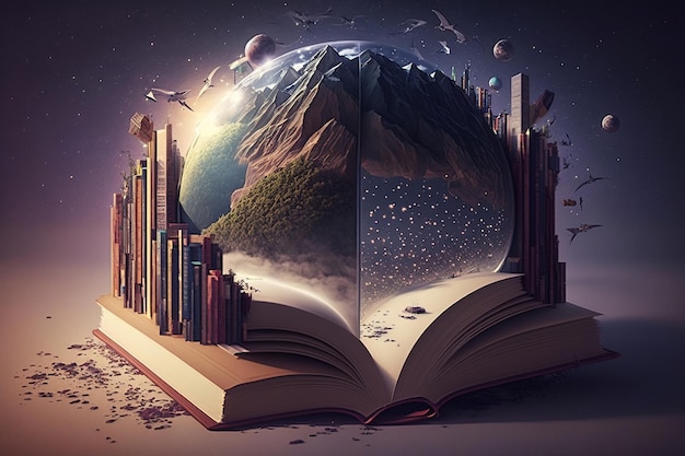 A book that has a world inside it